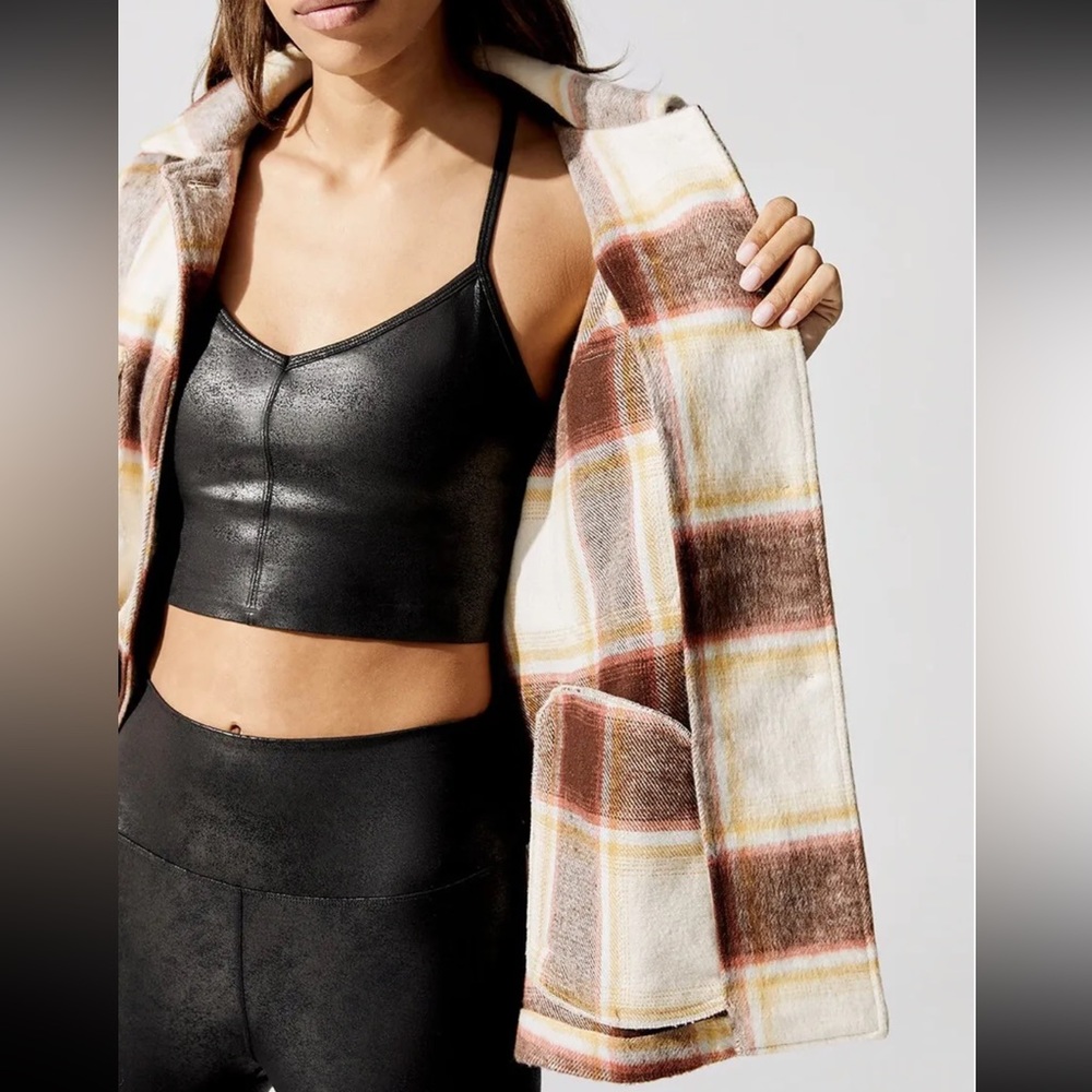 Carbon 38 plaid jacket